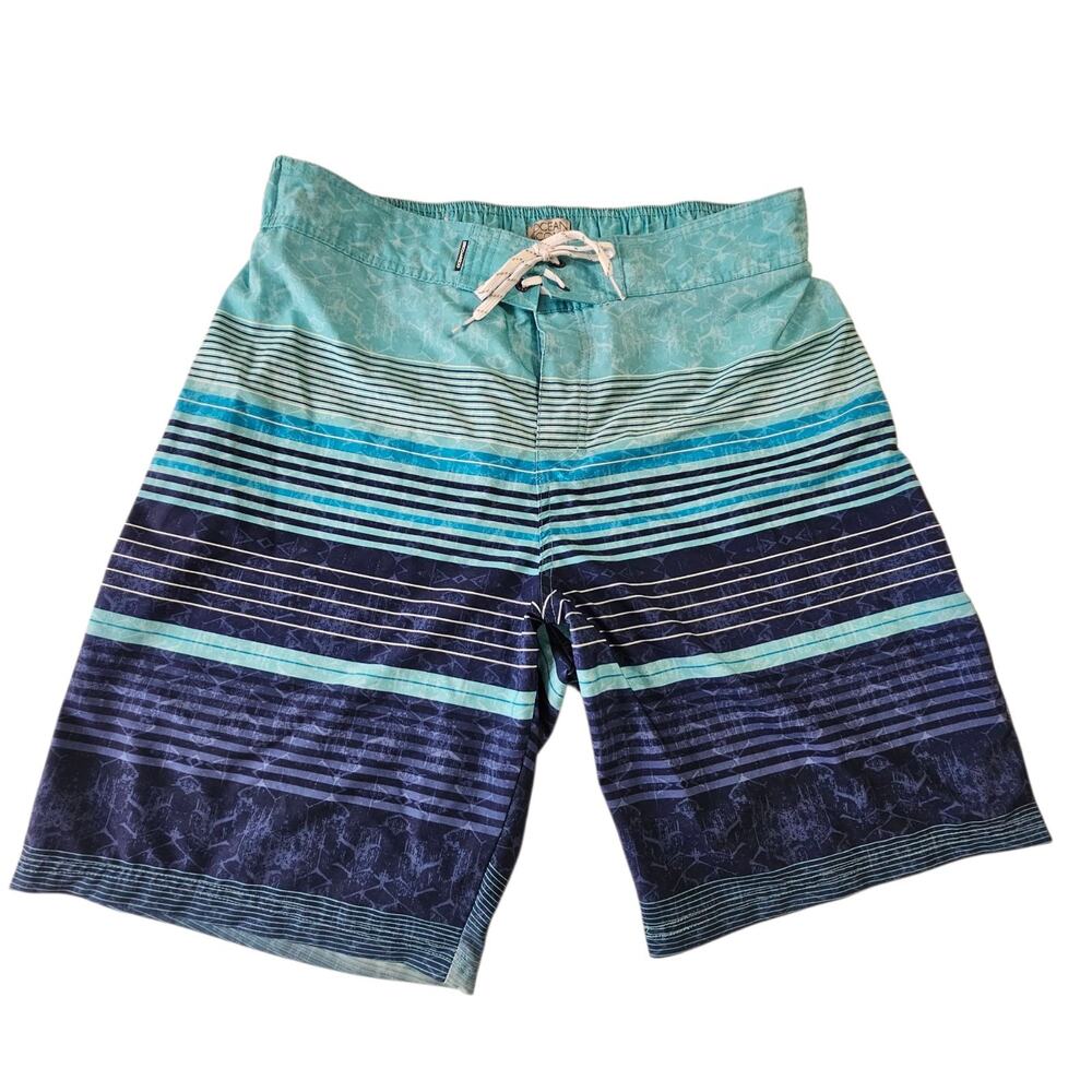 Ocean + Coast Board Shorts Trunks Nautical Beachy Size XL Stretchy Quick Drying